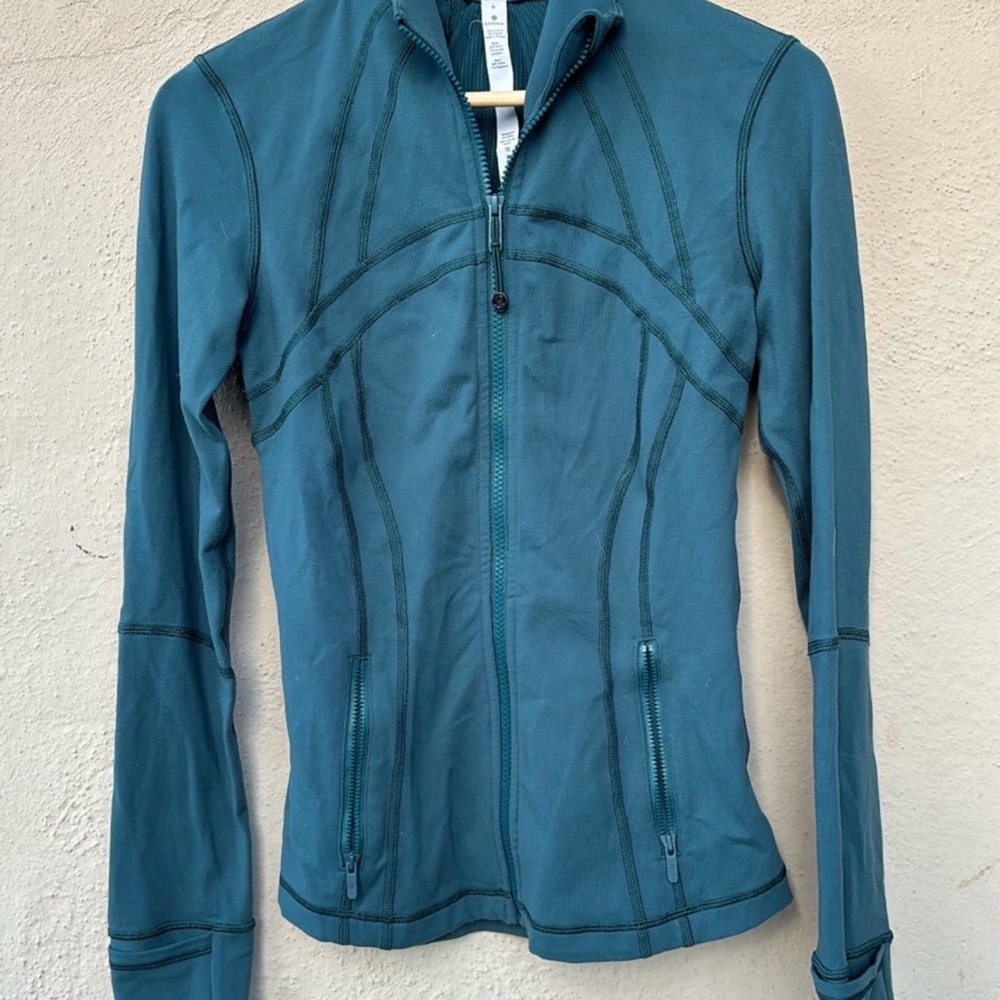 lululemon athletica Teal Full-Zip Utility Jacket